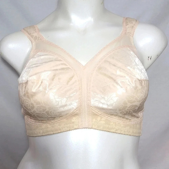 42C Playtex 4693 18 Hour‎ Comfort Strap Bra Beige NWOT - Picture 2 of 4
